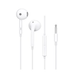 OPPO oryginalne słuchawki przewodowe Jack 3,5 mm z mikrofonem MH135 białe bulk