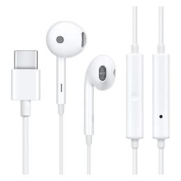 OPPO oryginalne słuchawki przewodowe Typ C z mikrofonem MH147 białe bulk