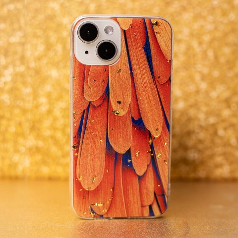 Nakładka Gold Glam do iPhone 12 / 12 Pro 6,1" orange Nakładka Gold Glam do iPhone 12 / 12 Pro 6,1" orange