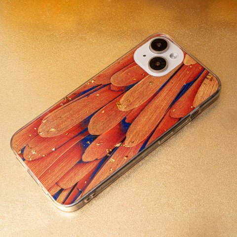 Nakładka Gold Glam do iPhone 12 / 12 Pro 6,1" orange Nakładka Gold Glam do iPhone 12 / 12 Pro 6,1" orange