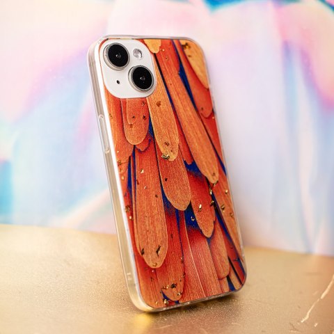 Nakładka Gold Glam do iPhone 12 / 12 Pro 6,1" orange Nakładka Gold Glam do iPhone 12 / 12 Pro 6,1" orange
