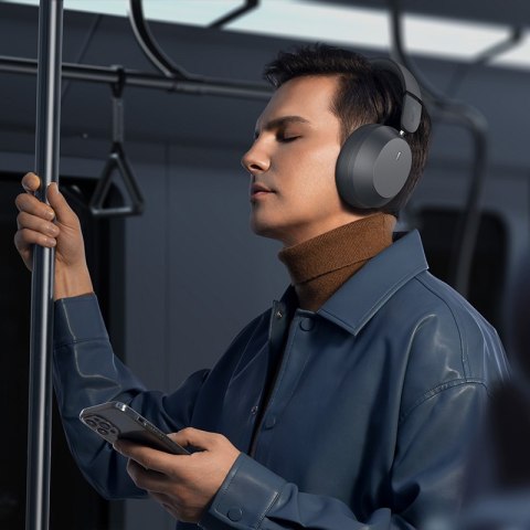 Baseus słuchawki bezprzewodowe Bass 35 Max Wireless Headphones szare Baseus słuchawki bezprzewodowe Bass 35 Max Wireless Headphones szare