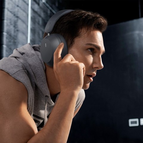 Baseus słuchawki bezprzewodowe Bass 35 Max Wireless Headphones szare Baseus słuchawki bezprzewodowe Bass 35 Max Wireless Headphones szare