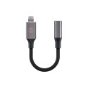Forever adapter audio AJL-01 jack 3,5 mm - Lightning czarny Forever adapter audio AJL-01 jack 3,5 mm - Lightning czarny