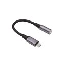 Forever adapter audio AJL-01 jack 3,5 mm - Lightning czarny Forever adapter audio AJL-01 jack 3,5 mm - Lightning czarny