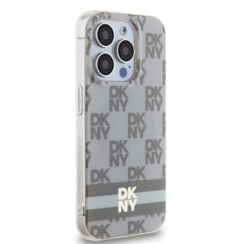 DKNY nakładka do iPhone 15 Pro Max 6,7" DKHMP15XHCPTSE różowa HC Magsafe pc tpu repeat texture pattern w stripe DKNY nakładka do iPhone 15 Pro Max 6,7" DKHMP15XHCPTSE różowa HC Magsafe pc tpu repeat texture pattern w stripe