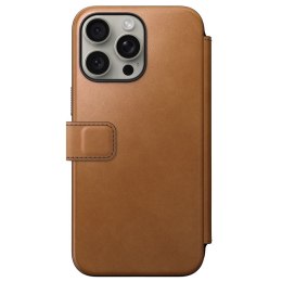 Nomad Modern Leather Folio etui do iPhone 15 Pro Max 6,7