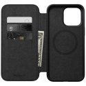 Nomad Modern Leather Folio etui do iPhone 15 Pro Max 6,7" jasnobrązowe