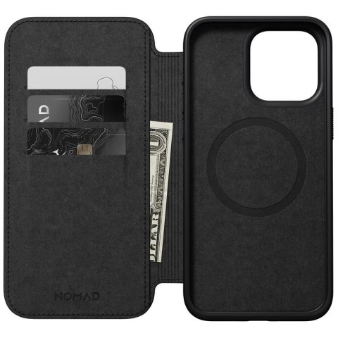 Nomad Modern Leather Folio etui do iPhone 15 Pro Max 6,7" jasnobrązowe Nomad Modern Leather Folio etui do iPhone 15 Pro Max 6,7" jasnobrązowe