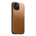 Nomad Modern Leather etui do iPhone 15 6,1" jasnobrązowe Nomad Modern Leather etui do iPhone 15 6,1" jasnobrązowe