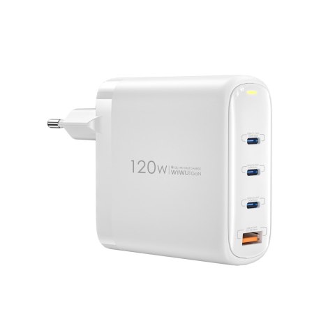 WIWU Ładowarka sieciowa 120W GaN Wi-U020 biała WIWU Ładowarka sieciowa 120W GaN Wi-U020 biała