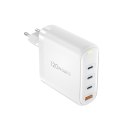 WIWU Ładowarka sieciowa 120W GaN Wi-U020 biała WIWU Ładowarka sieciowa 120W GaN Wi-U020 biała