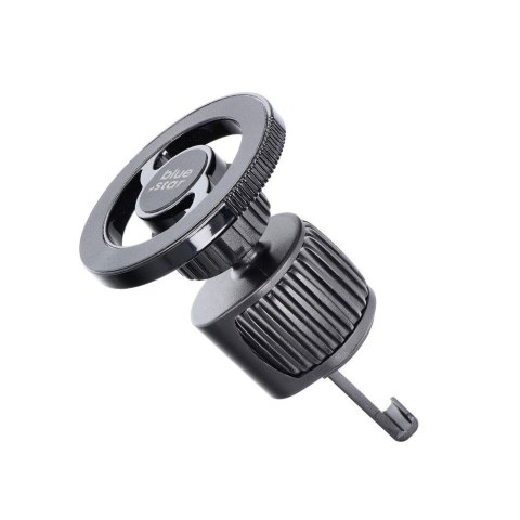 Uchwyt na telefon do samochodu magnetyczny zgodny z MagSafe Blue Star Barrel do kratki czarny Uchwyt na telefon do samochodu magnetyczny zgodny z MagSafe Blue Star Barrel do kratki czarny