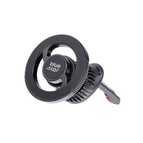BLUE STAR uchwyt samochodowy magnetyczny do kratki kompatybilny z MagSafe SMART LOCK X1 czarny BLUE STAR uchwyt samochodowy magnetyczny do kratki kompatybilny z MagSafe SMART LOCK X1 czarny