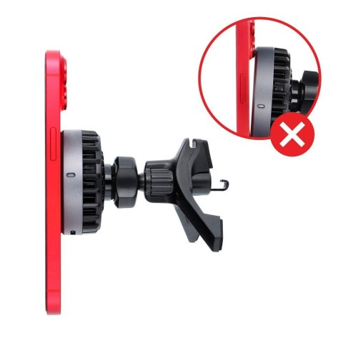 Uchwyt na telefon do samochodu magnetyczny zgodny z MagSafe Forcell F-Grip Cool Mag z technologią chłodzenia Cold Protect Qi2 15 Uchwyt na telefon do samochodu magnetyczny zgodny z MagSafe Forcell F-Grip Cool Mag z technologią chłodzenia Cold Protect Qi2 15