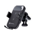 Uchwyt na telefon do samochodu indukcyjny Forcell F-Grip HS4 15W do deski / szyby czarny