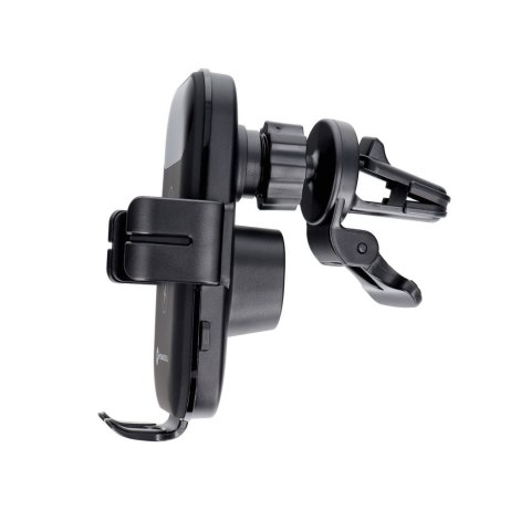 Uchwyt na telefon do samochodu indukcyjny Forcell F-Grip HS4 15W do deski / szyby czarny Uchwyt na telefon do samochodu indukcyjny Forcell F-Grip HS4 15W do deski / szyby czarny