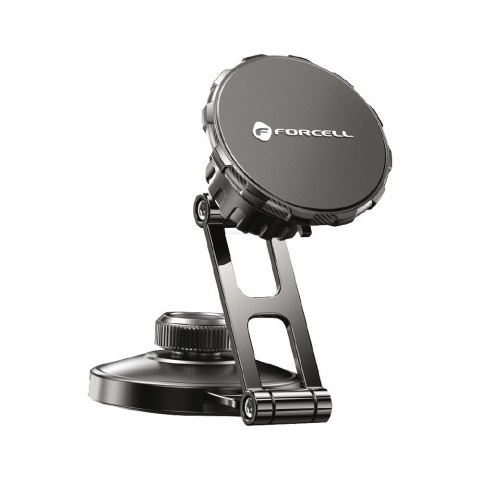 Uchwyt na telefon do samochodu magnetyczny Forcell F-Grip IronSecure do szyby / deski czarny Uchwyt na telefon do samochodu magnetyczny Forcell F-Grip IronSecure do szyby / deski czarny