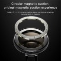 Uchwyt na telefon do samochodu magnetyczny zgodny z MagSafe Forcell F-Grip IronSecure do szyby / deski czarny