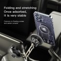 Uchwyt na telefon do samochodu magnetyczny zgodny z MagSafe Forcell F-Grip IronSecure do szyby / deski czarny