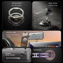 Uchwyt na telefon do samochodu magnetyczny zgodny z MagSafe Forcell F-Grip IronSecure do szyby / deski czarny