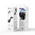 Uchwyt na telefon do samochodu magnetyczny zgodny z MagSafe Forcell F-Grip MagFlex do szyby / deski czarny