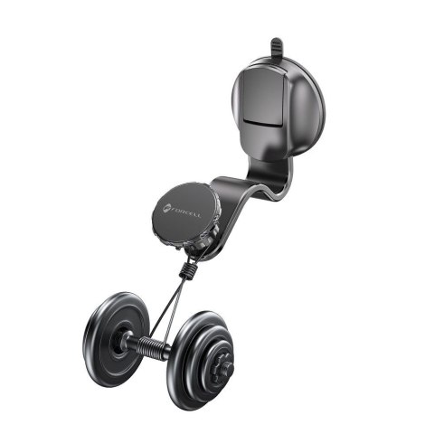 Uchwyt na telefon do samochodu magnetyczny Forcell F-Grip MagFlex do szyby / deski / kratki czarny Uchwyt na telefon do samochodu magnetyczny Forcell F-Grip MagFlex do szyby / deski / kratki czarny