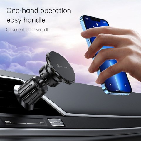 Uchwyt na telefon do samochodu magnetyczny Forcell F-Grip MagFlex do szyby / deski / kratki czarny Uchwyt na telefon do samochodu magnetyczny Forcell F-Grip MagFlex do szyby / deski / kratki czarny