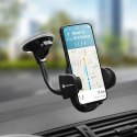Uchwyt na telefon do samochodu uniwersalny Forcell F-Grip Oval 17 cm do szyby / deski / kratki czarny