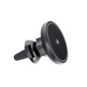 Uchwyt samochodowy magnetyczny do kratki z ładowaniem indukcyjnym kompatybilny z MagSafe 15W D7 czarny Uchwyt samochodowy magnetyczny do kratki z ładowaniem indukcyjnym kompatybilny z MagSafe 15W D7 czarny