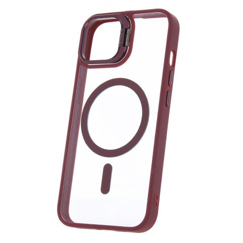 Nakładka Extra Lens Mag do iPhone 16 6,1" bordowa Nakładka Extra Lens Mag do iPhone 16 6,1" bordowa