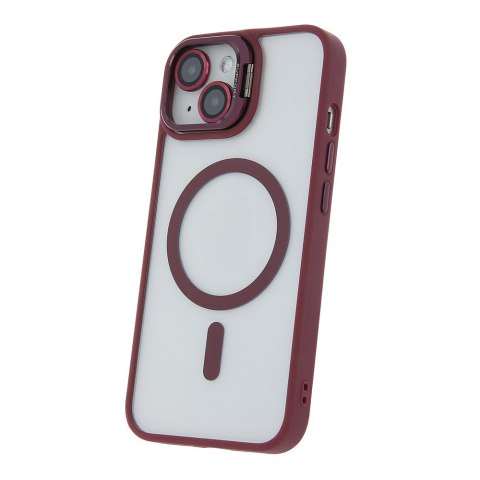 Nakładka Extra Lens Mag do iPhone 16 6,1" bordowa Nakładka Extra Lens Mag do iPhone 16 6,1" bordowa