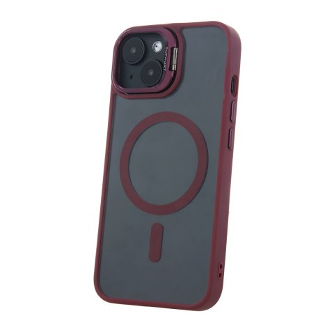 Nakładka Extra Lens Mag do iPhone 16 6,1" bordowa Nakładka Extra Lens Mag do iPhone 16 6,1" bordowa