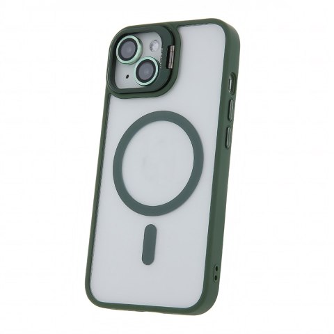 Nakładka Extra Lens Mag do iPhone 16 6,1" ciemnozielona Nakładka Extra Lens Mag do iPhone 16 6,1" ciemnozielona