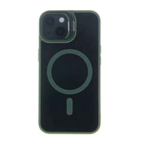Nakładka Extra Lens Mag do iPhone 16 6,1" ciemnozielona Nakładka Extra Lens Mag do iPhone 16 6,1" ciemnozielona