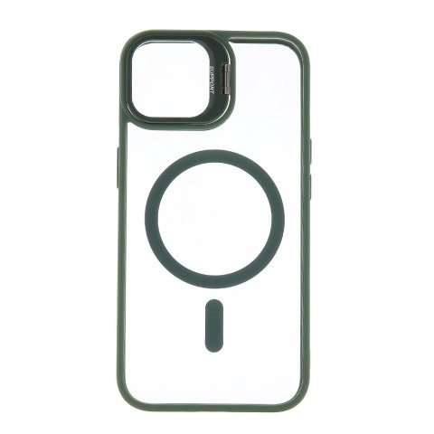 Nakładka Extra Lens Mag do iPhone 16 Pro 6,3" ciemnozielona Nakładka Extra Lens Mag do iPhone 16 Pro 6,3" ciemnozielona