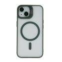 Nakładka Extra Lens Mag do iPhone 16 Pro 6,3" ciemnozielona