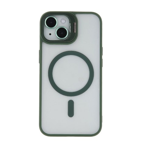 Nakładka Extra Lens Mag do iPhone 16 Pro 6,3" ciemnozielona Nakładka Extra Lens Mag do iPhone 16 Pro 6,3" ciemnozielona