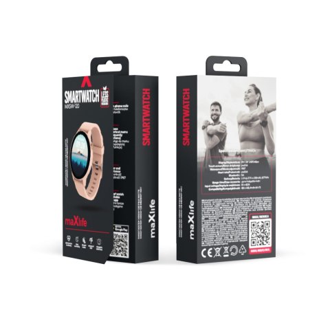 Maxlife smartwatch MXSW-120 pudrowy róż Maxlife smartwatch MXSW-120 pudrowy róż
