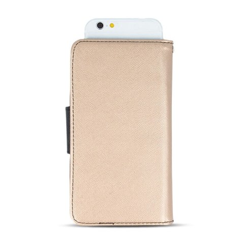 Etui Smart Fancy do iPhone 16 Plus 6,7" złoto-czarne Etui Smart Fancy do iPhone 16 Plus 6,7" złoto-czarne