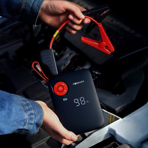 Forever jump starter 4w1 JS-400 26,64Wh czarno-czerwony Forever jump starter 4w1 JS-400 26,64Wh czarno-czerwony