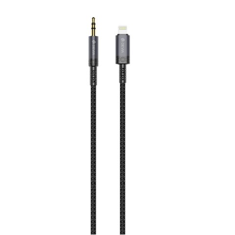 Devia kabel audio Ipure EC619 Lightning - jack 3,5 mm 1,0 m czarny Devia kabel audio Ipure EC619 Lightning - jack 3,5 mm 1,0 m czarny