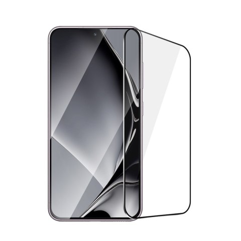 Szkło hartowane z metalową ramką do Samsung Galaxy S22 Plus / S23 Plus czarna ramka Szkło hartowane z metalową ramką do Samsung Galaxy S22 Plus / S23 Plus czarna ramka