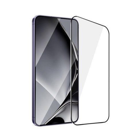 Szkło hartowane z metalową ramką do Samsung Galaxy S24 Plus czarna ramka Szkło hartowane z metalową ramką do Samsung Galaxy S24 Plus czarna ramka