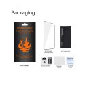 Szkło hartowane z metalową ramką do iPhone 13 / 13 Pro 6,1'' / 14 / 16e 6,1" czarna ramka Szkło hartowane z metalową ramką do iPhone 13 / 13 Pro 6,1'' / 14 / 16e 6,1" czarna ramka