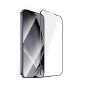 Szkło hartowane z metalową ramką do iPhone 14 Pro Max 6,7" czarna ramka Szkło hartowane z metalową ramką do iPhone 14 Pro Max 6,7" czarna ramka