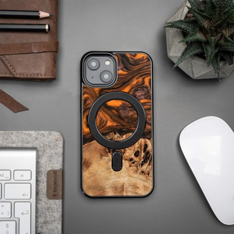 Bewood nakładka Unique do iPhone 15 6,1" Orange z MagSafe Bewood nakładka Unique do iPhone 15 6,1" Orange z MagSafe