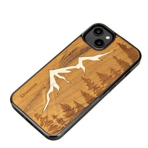 Bewood nakładka do iPhone 15 Plus 6,7" Góry Imbuia Bewood nakładka do iPhone 15 Plus 6,7" Góry Imbuia