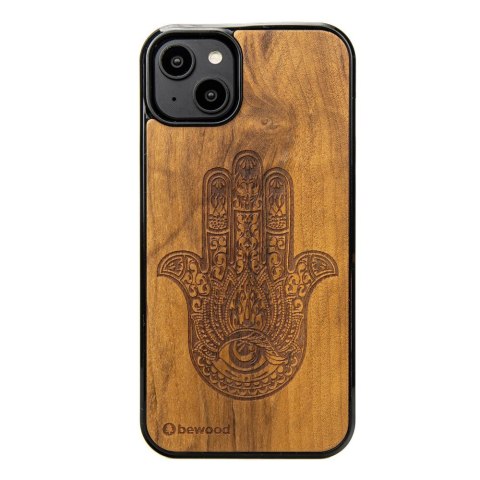 Bewood nakładka do iPhone 15 Plus 6,7" Hamsa Imbuia Bewood nakładka do iPhone 15 Plus 6,7" Hamsa Imbuia