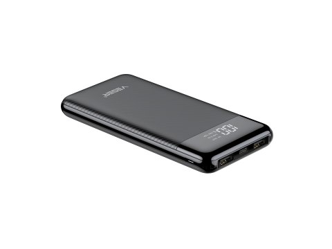 VEGER powerbank 10000 mAh L11 (W1087) czarny VEGER powerbank 10000 mAh L11 (W1087) czarny